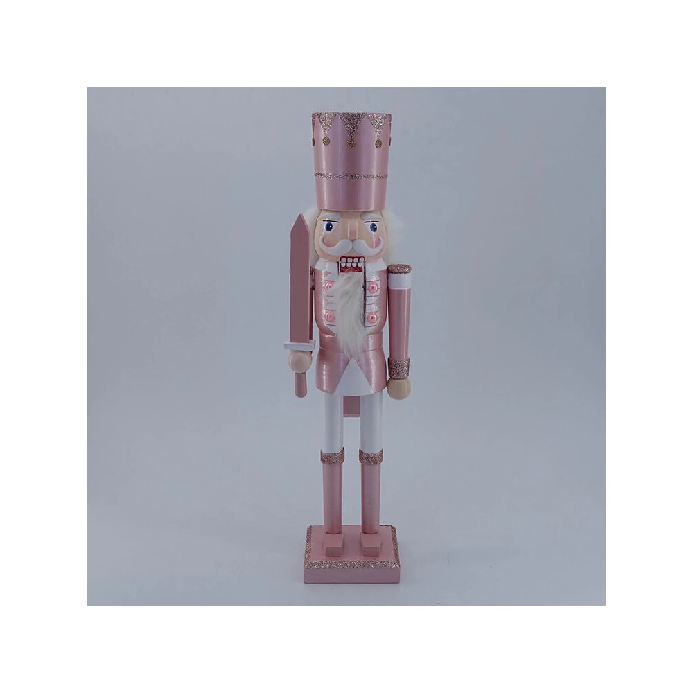 Diótörő (rózsaszín ruhában, karddal, 25 cm-es)