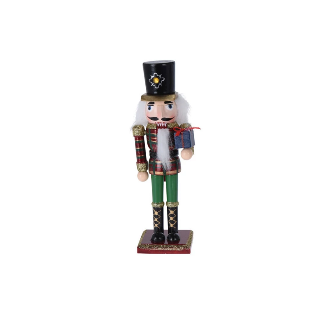 Diótörő (zöld nadrágban, ajándékkal, 38 cm-es)