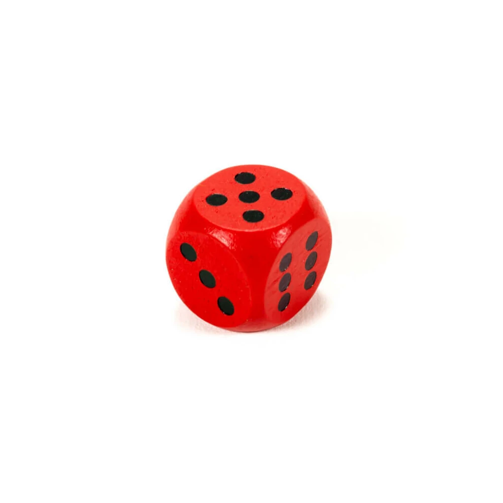 Fa dobókocka 1,5 cm (piros)