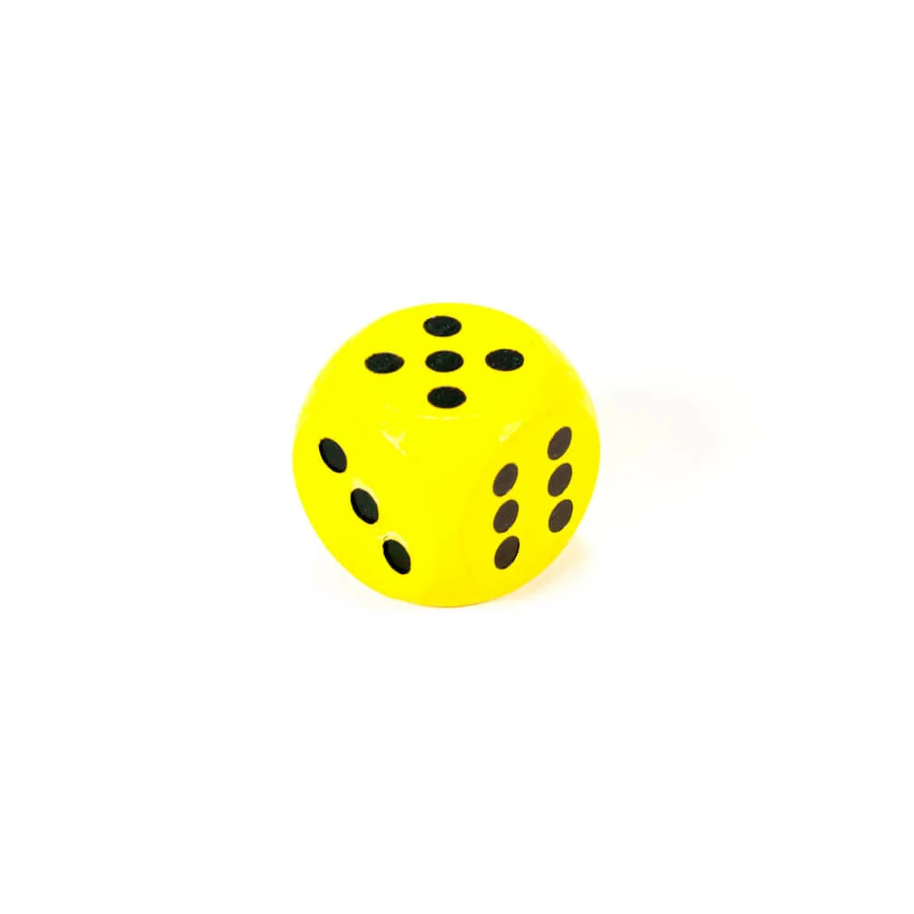 Fa dobókocka 1,5 cm (sárga)