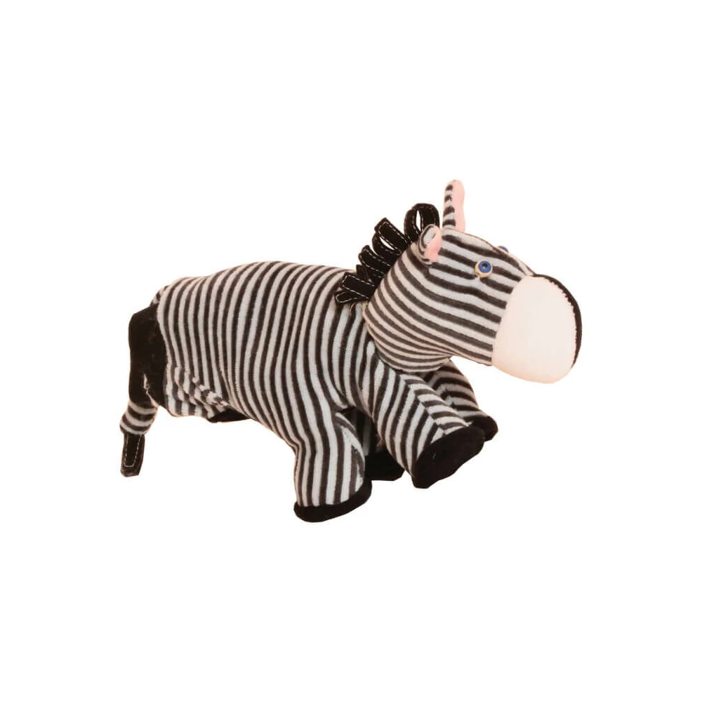 Kesztyűbáb gyerek kézre (zebra)