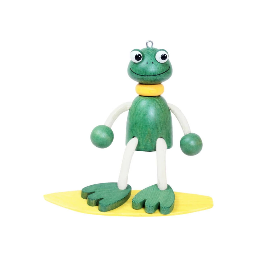 Rugós figura (béka-fiú, szörfös)