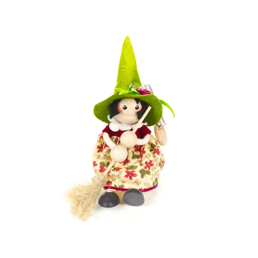 Rugós figura (boszi, zöld kalappal)