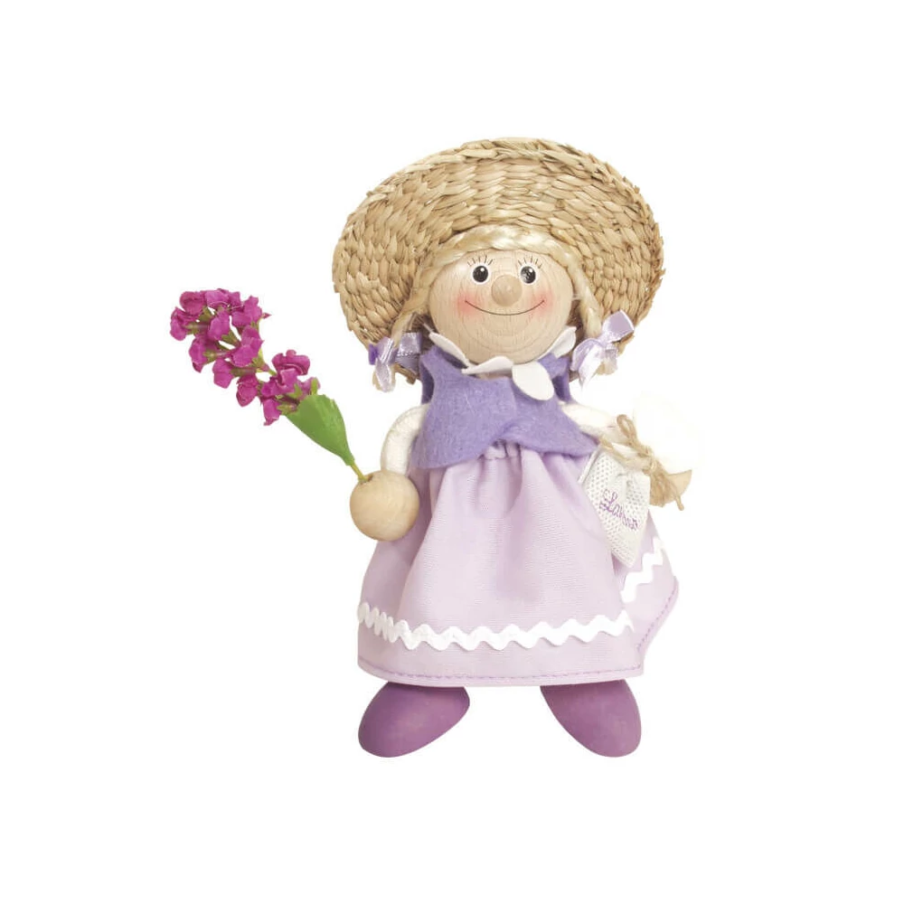 Rugós figura (levendulás lány)