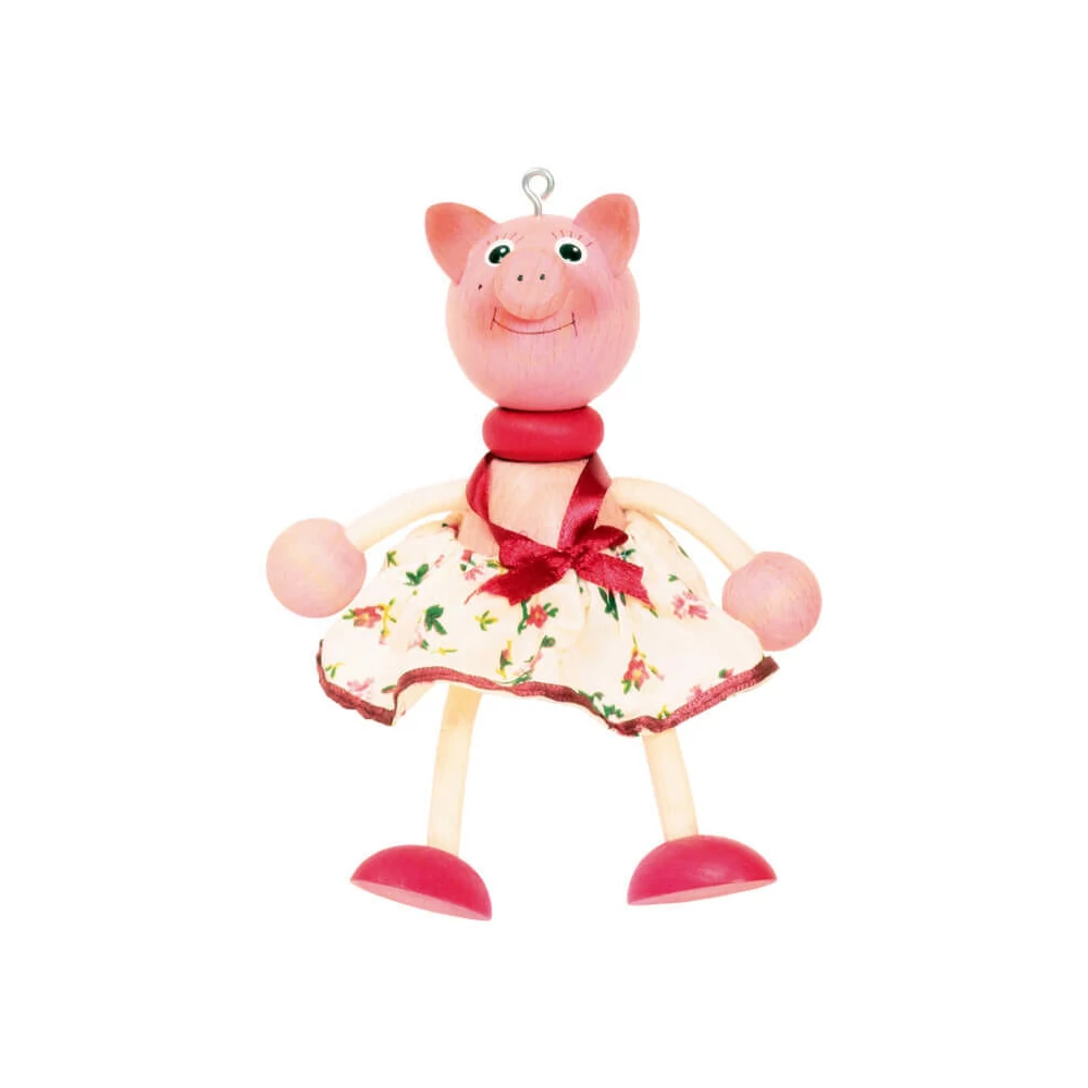 Rugós figura (malac-lány)
