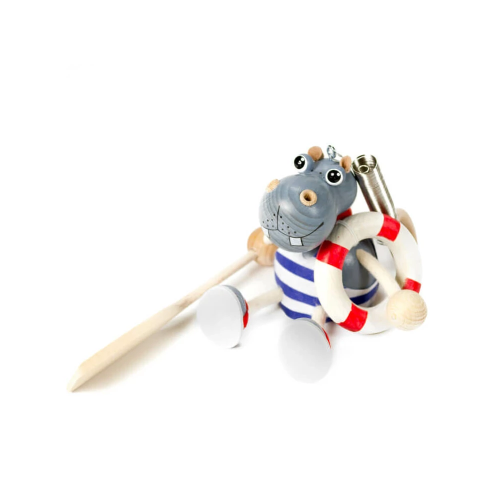 Rugós figura (víziló)