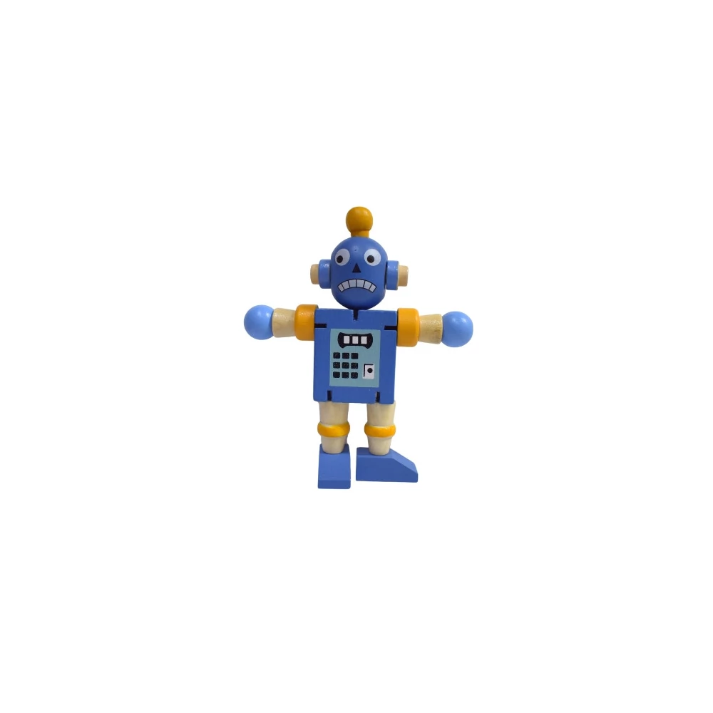 Flexibilis robot kék színben