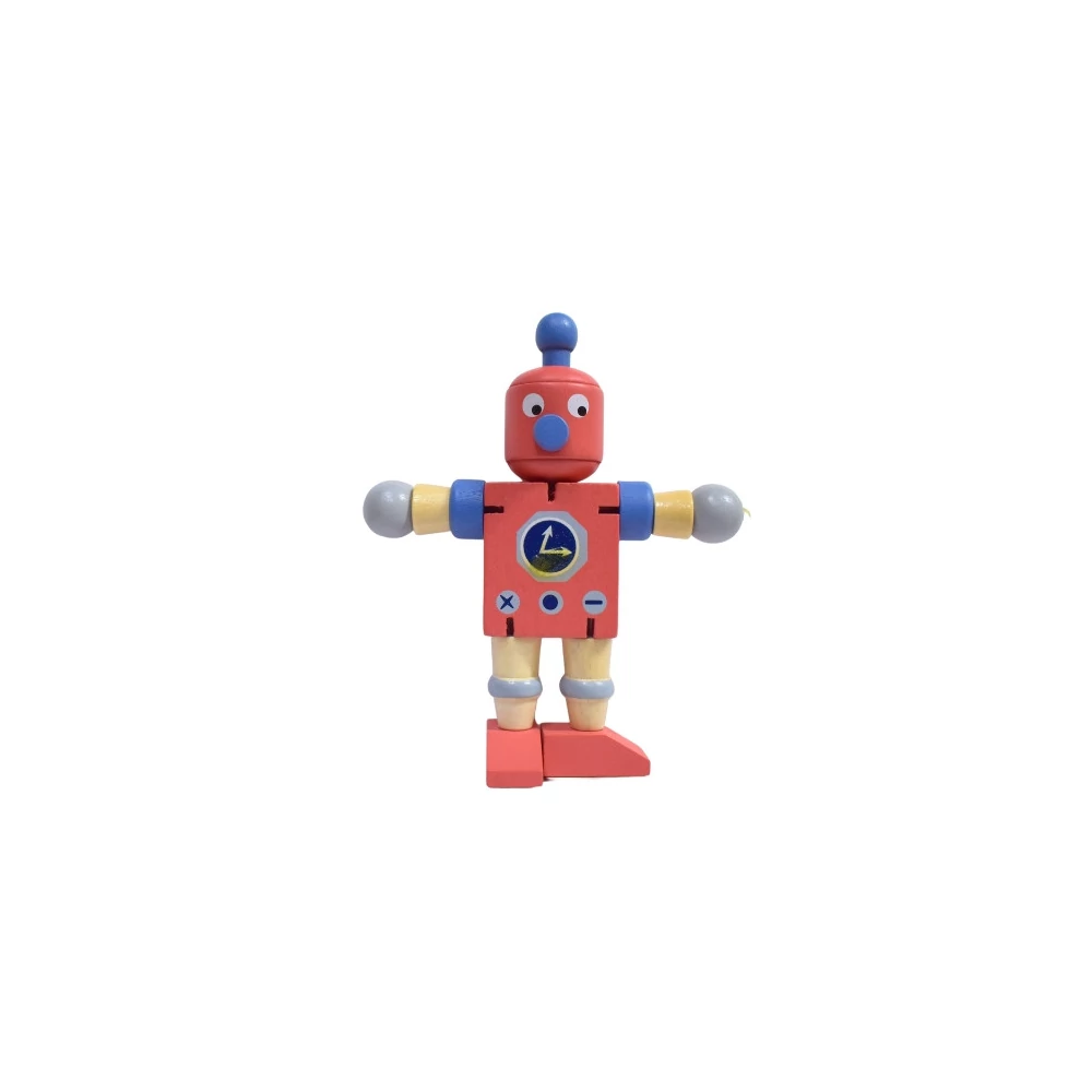 Flexibilis robot piros színben