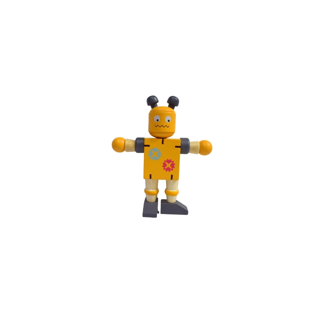 Flexibilis robot sárga színben