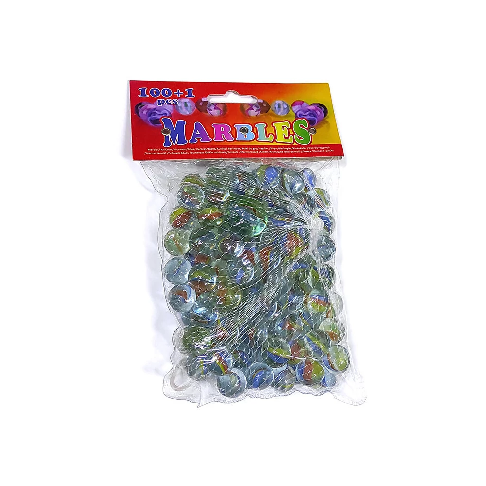 Marbles üveggolyó (100 + 1db)