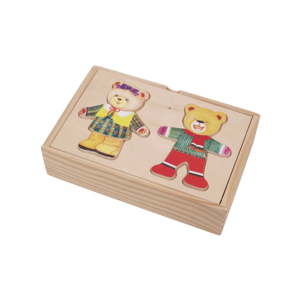 Öltöztethető mini dupla maci
