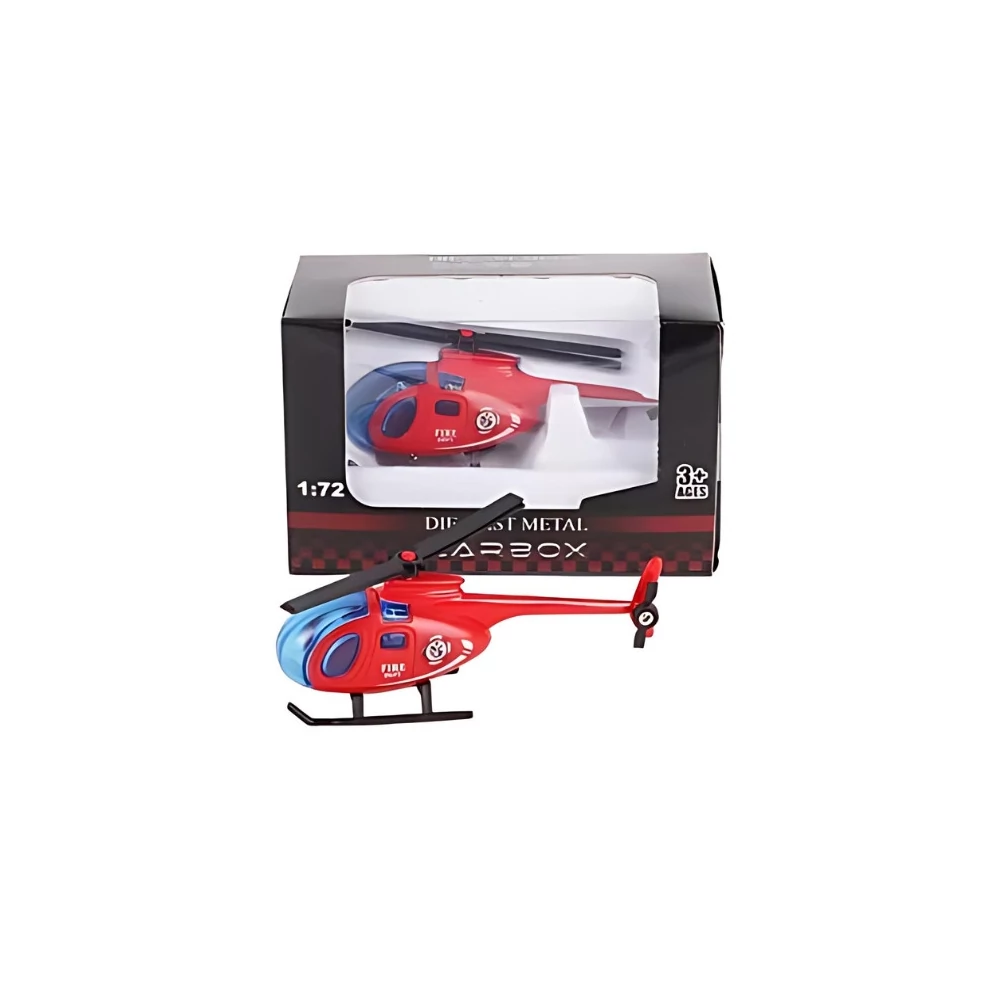 Helikopter - piros - tűzoltó