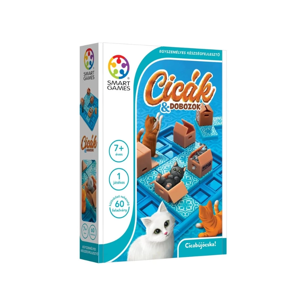Smart Games - Cicák & Dobozok készségfejlesztő