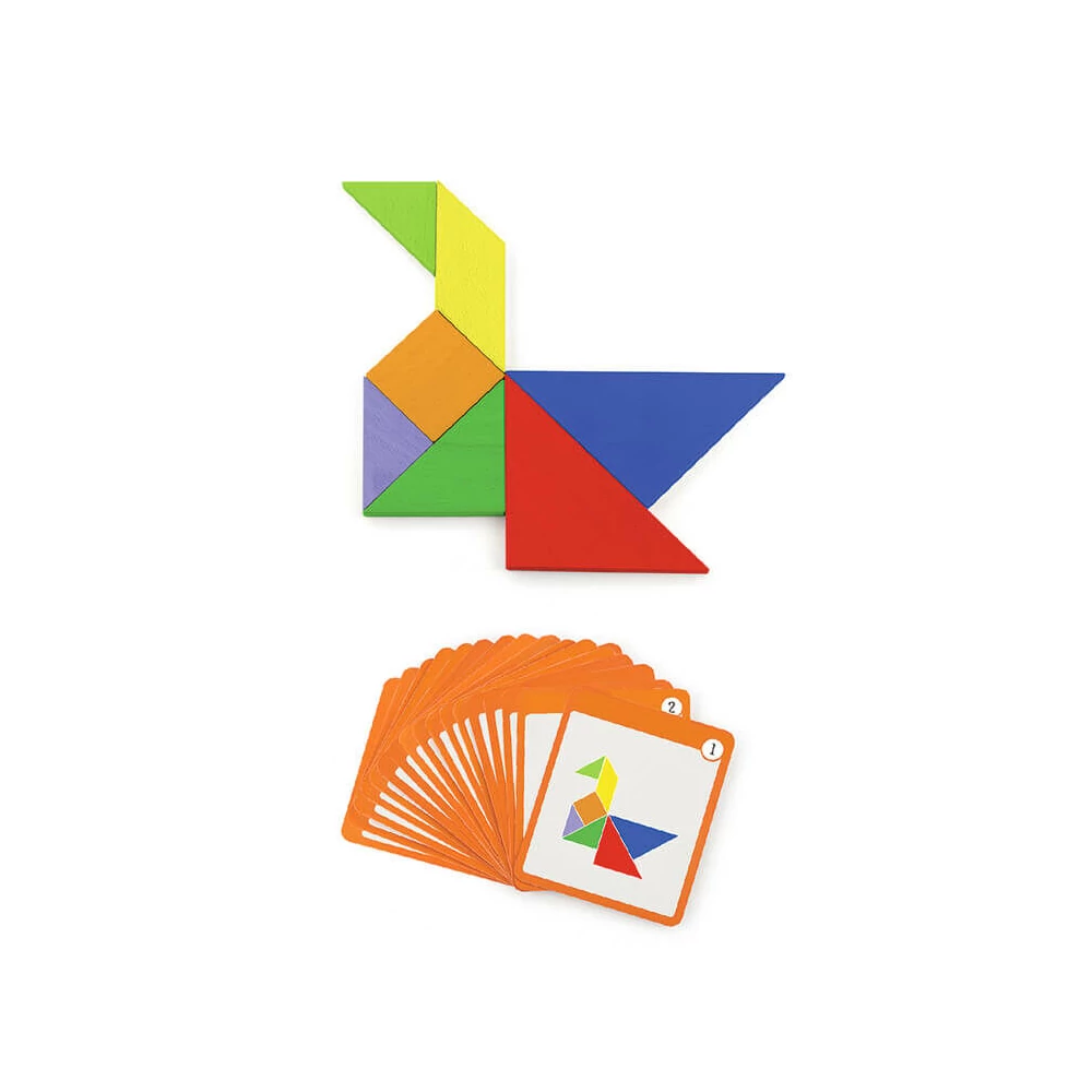 Tangram játék dobozban (35 db-os)