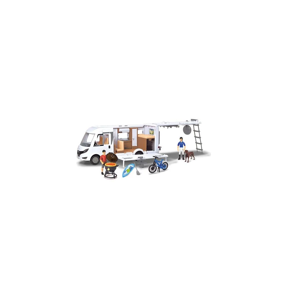Dickie Toys Hymer Camping Van lakóautó kiegészítőkkel 30cm (203837021)