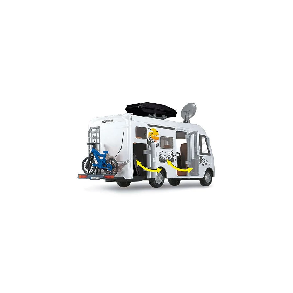 Dickie Toys Hymer Camping Van lakóautó kiegészítőkkel 30cm (203837021)
