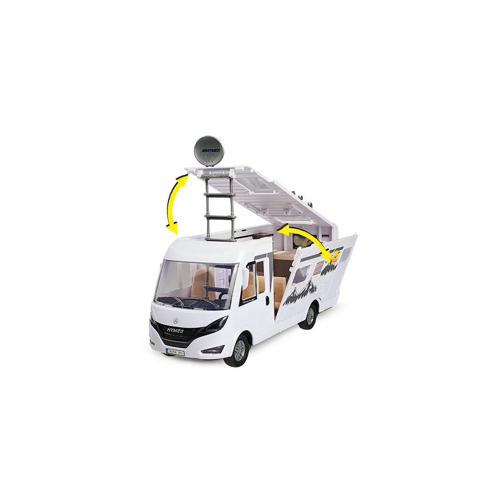 Dickie Toys Hymer Camping Van lakóautó kiegészítőkkel 30cm (203837021)