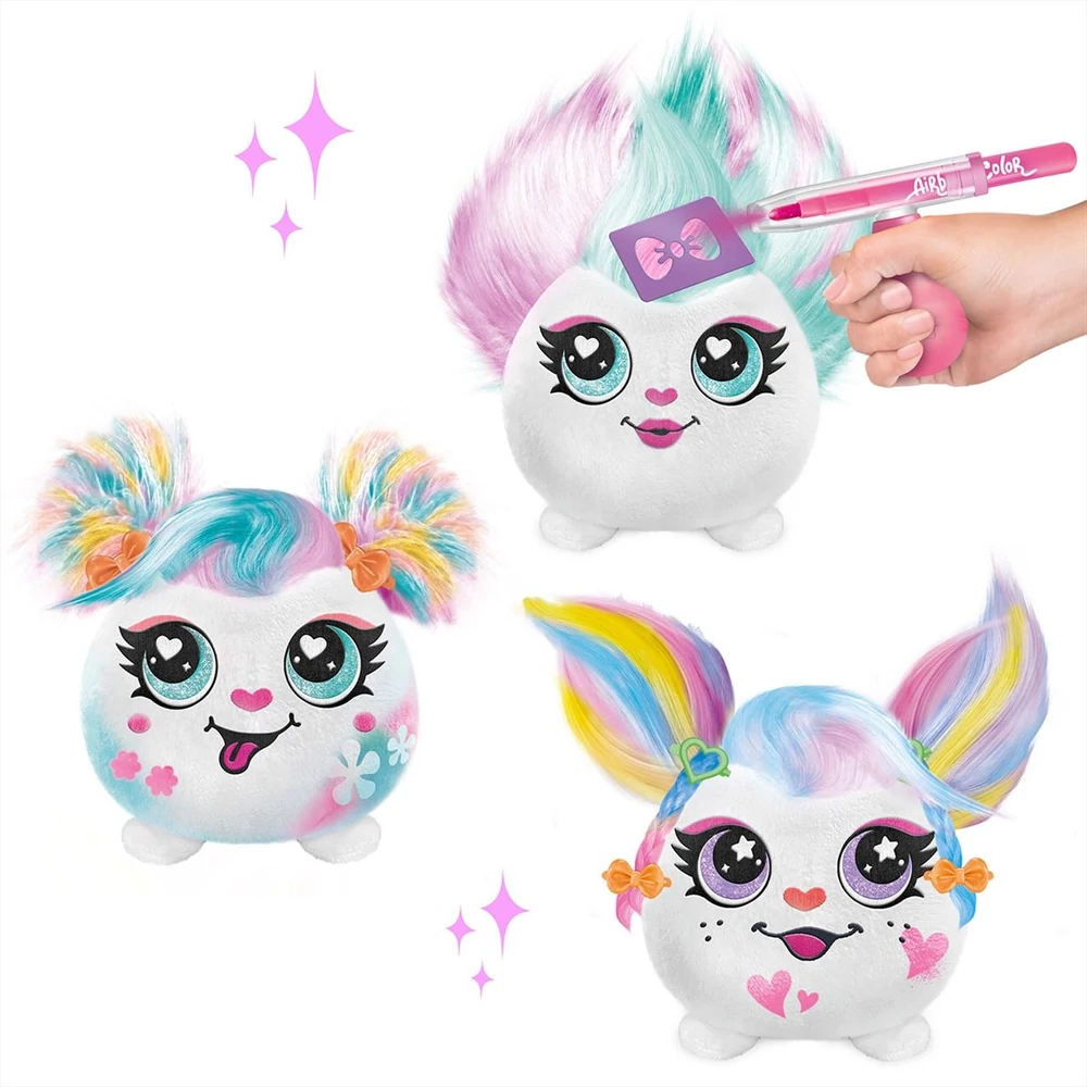 Airbrush Plush színezhező állatok - Hairific mini - többféle