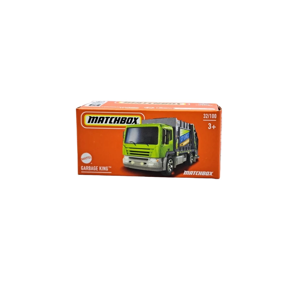 Matchbox Garbage King szemétszállító fém teherautó 1:64