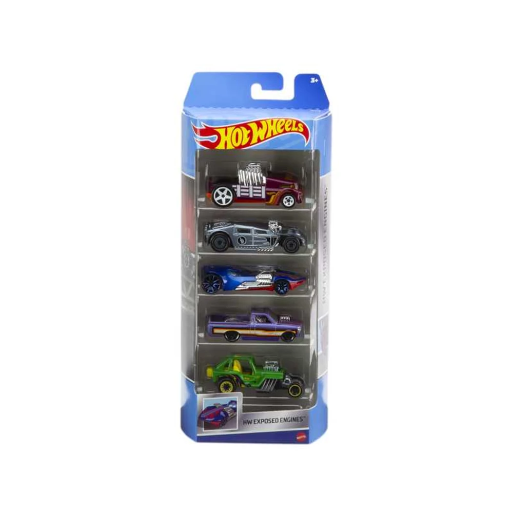 Hot Wheels HW Exposed Engines szett 5db-os