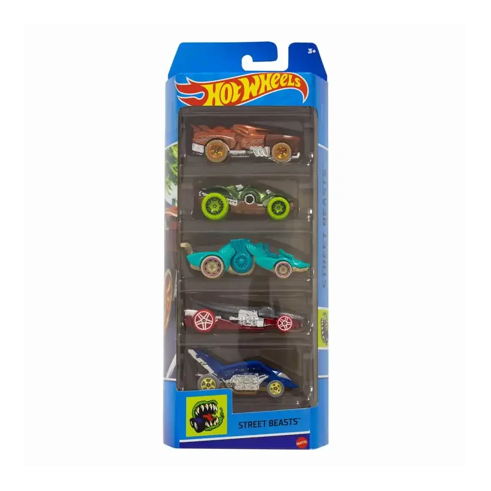 Hot Wheels Street Beasts szett 5db-os