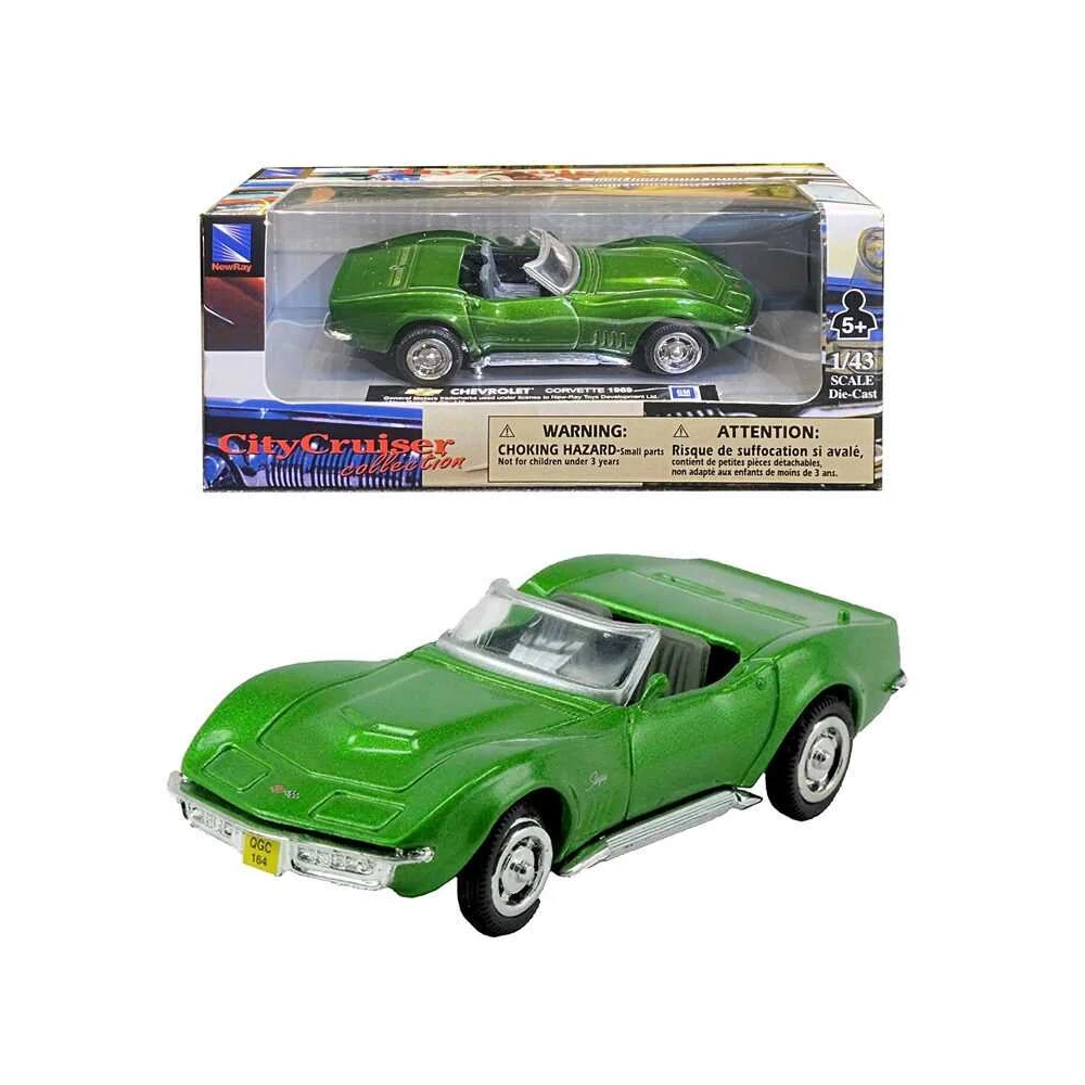 CityCruiser 1969 Chevrolet Corvette fém autó 1:43