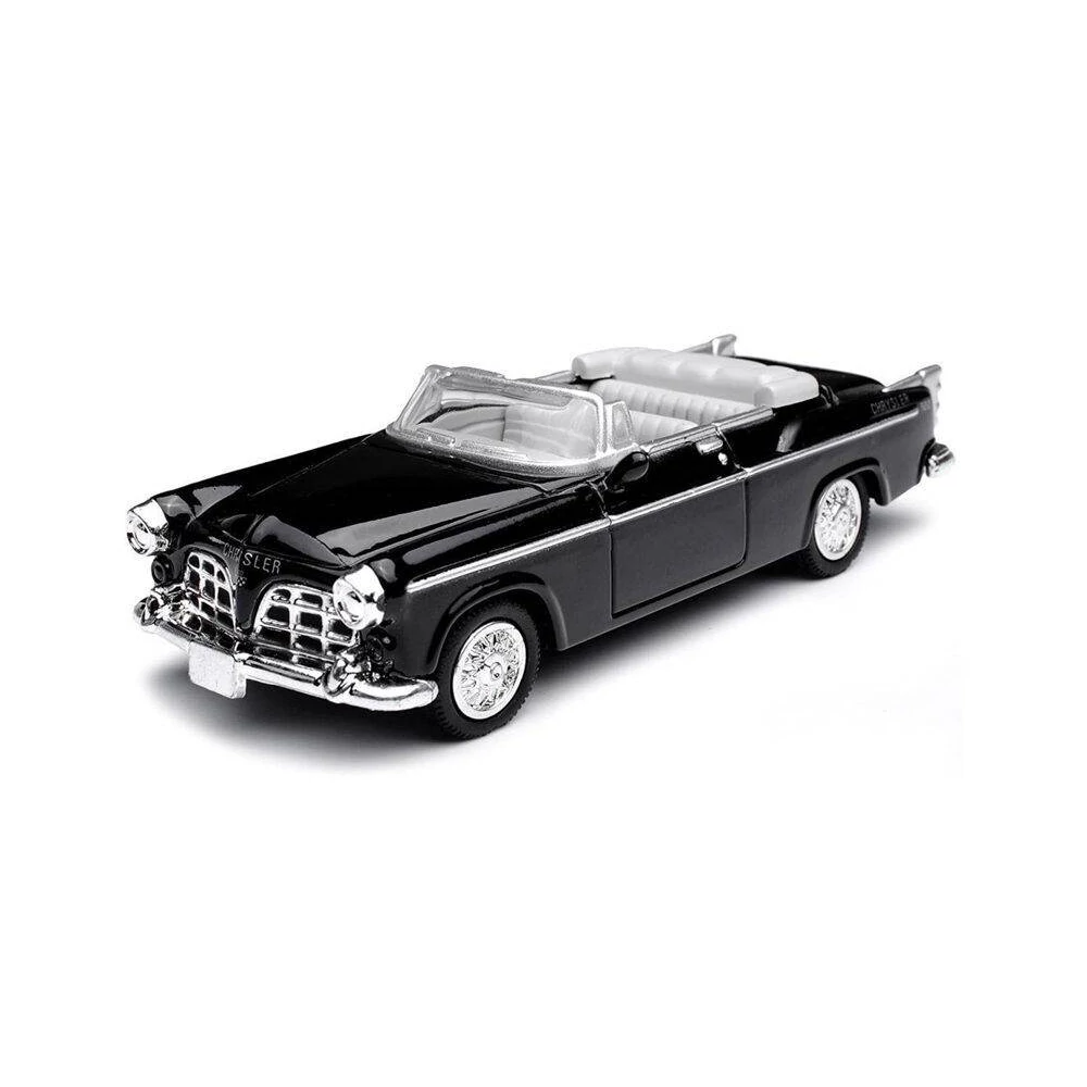 CityCruiser 1955 Chrysler C-300 Siyah fém autó 1:43