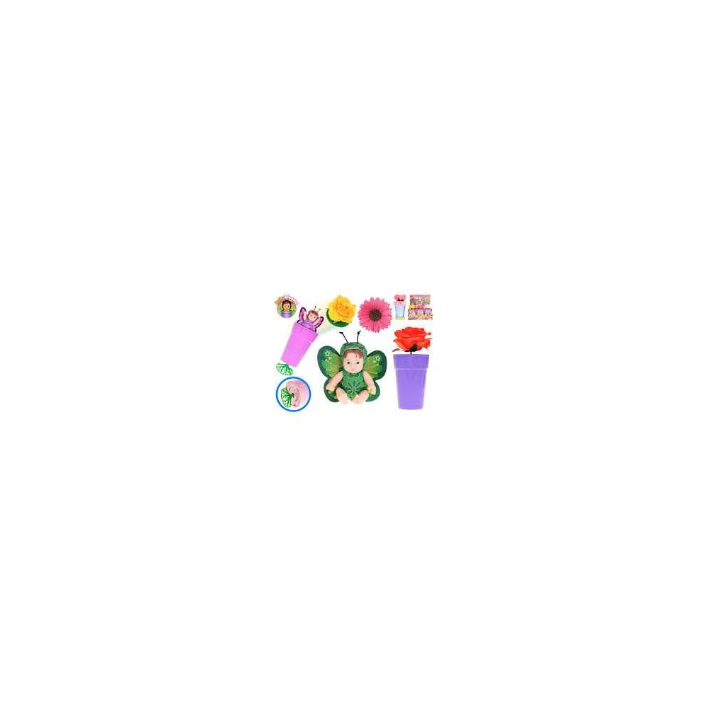 Babyblooms virágos baba kiegészítőkkel 12,5cm (többféle)