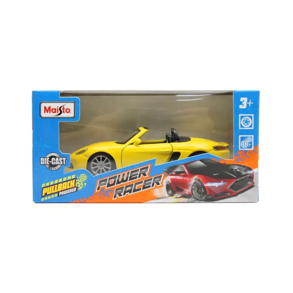 Maisto Porsche 718 Boxster fém autó 1:36