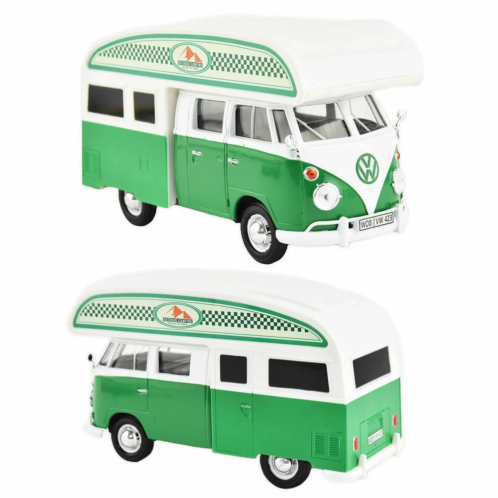MotorMax Volkswagen T2 Camper fém autó 1:24 17cm
