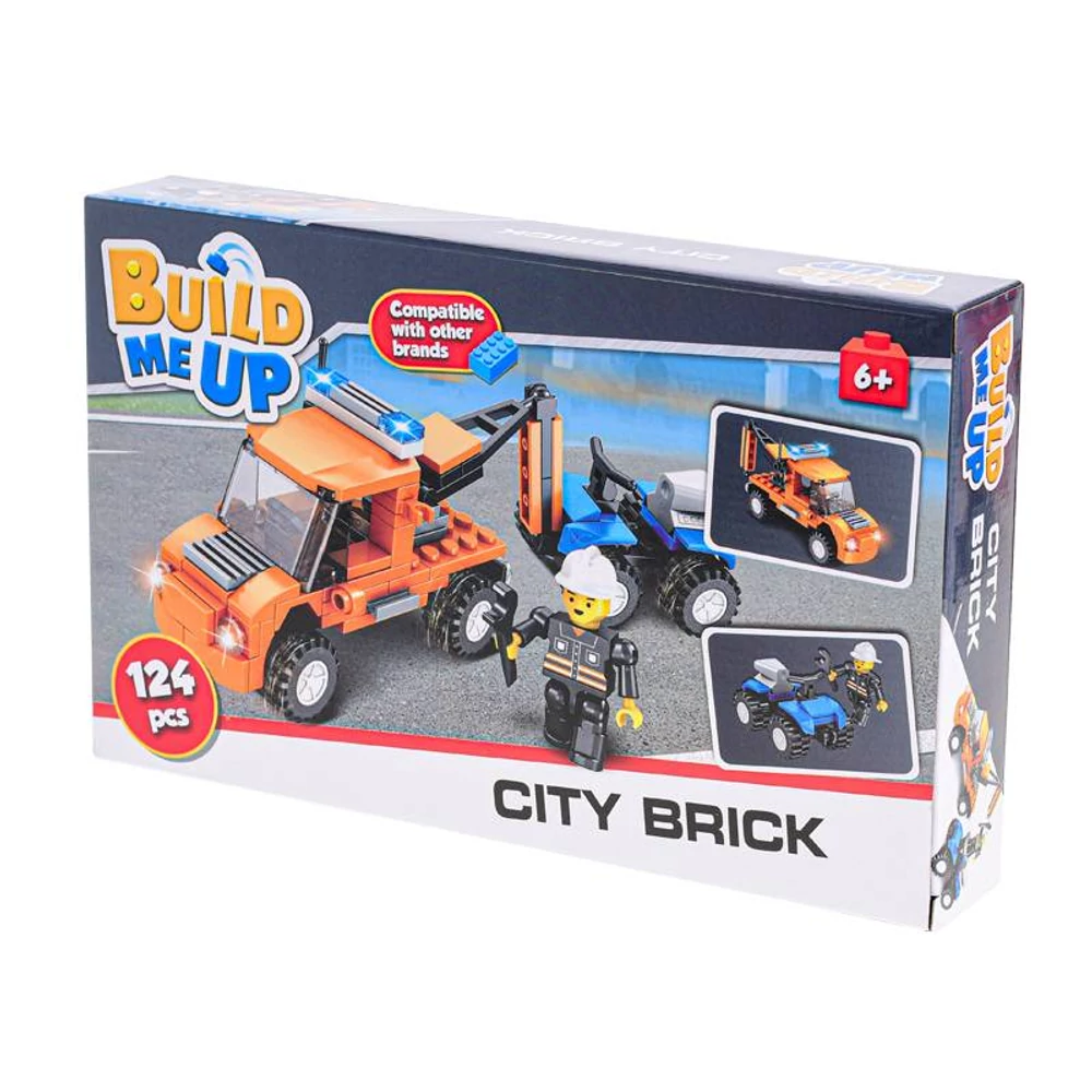 BuildMeUp bricks - City brick 124db-os műanyag építőkészlet