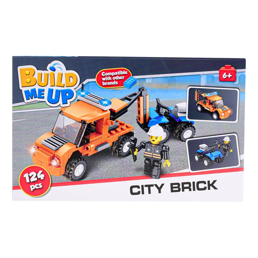 BuildMeUp bricks - City brick 124db-os műanyag építőkészlet