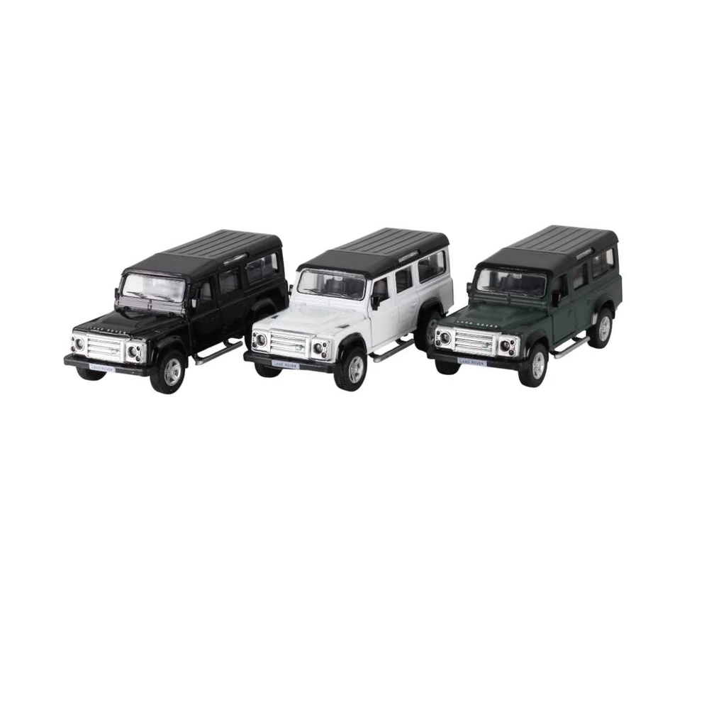 Diecast Land Rover Defender 110 fém autó nyitható ajtókkal 1:35 (többféle)