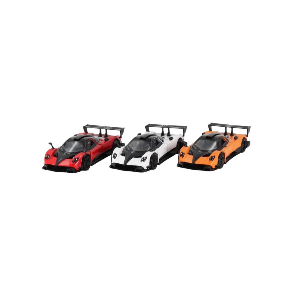 Diecast Pagani Zonda R fém autó nyitható ajtókkal 1:39 (többféle)