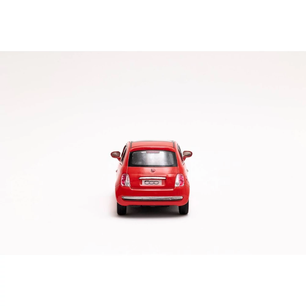 Kinsmart 2007 Fiat 500 fém autó nyitható ajtókkal 1:28 (többféle)