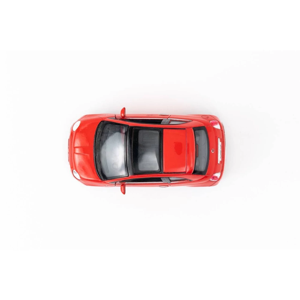 Kinsmart 2007 Fiat 500 fém autó nyitható ajtókkal 1:28 (többféle)