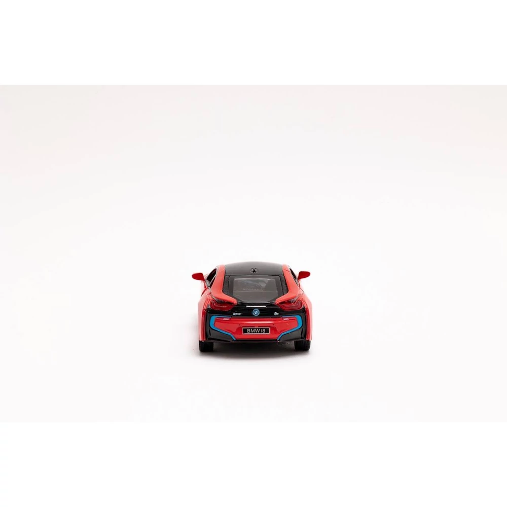 Kinsmart BMW i8 fém autó nyitható ajtókkal 1:36 (többféle)