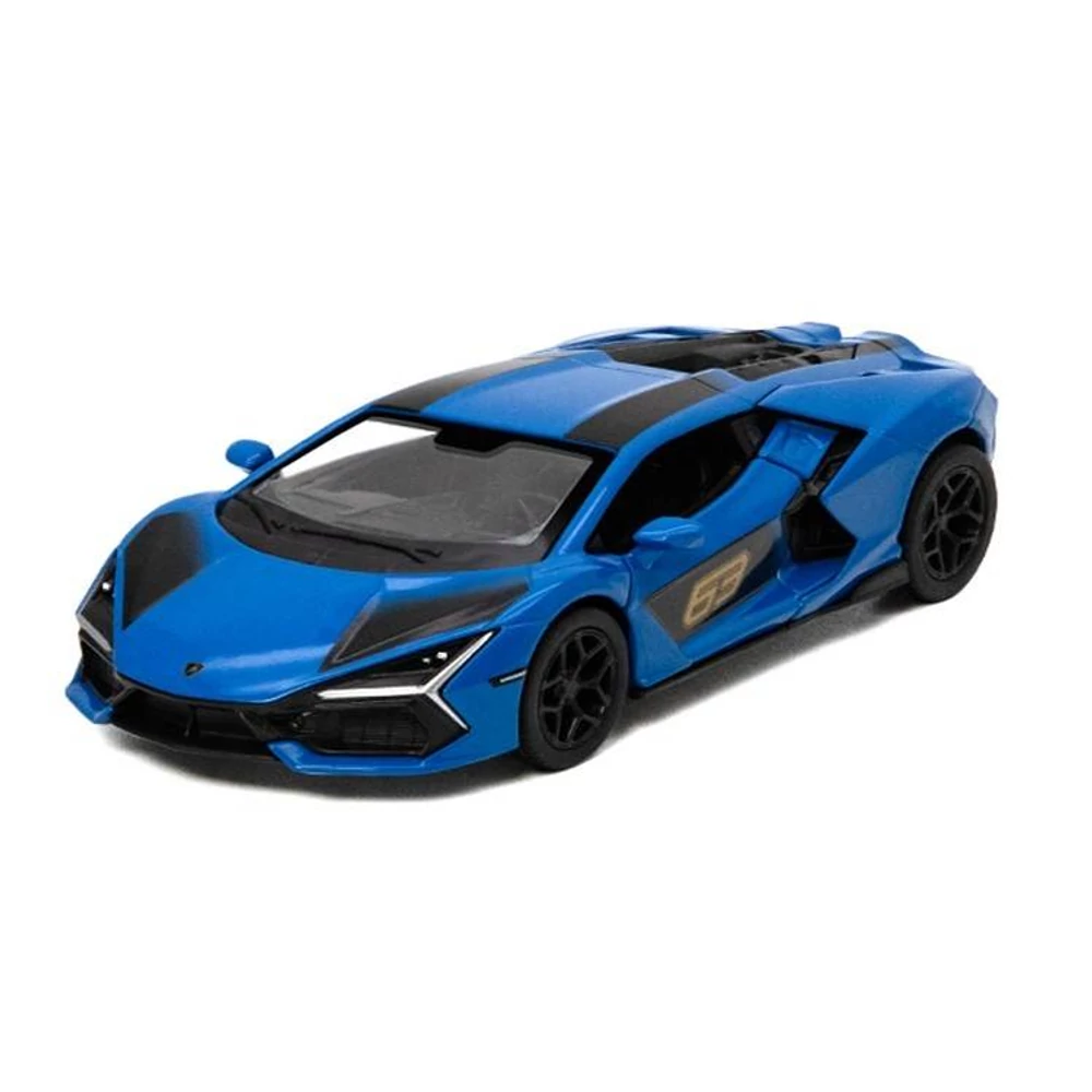 Kinsmart Lamborghini Revuelto Livery Edition fém autó nyitható ajtókkal 1:32 (többféle)