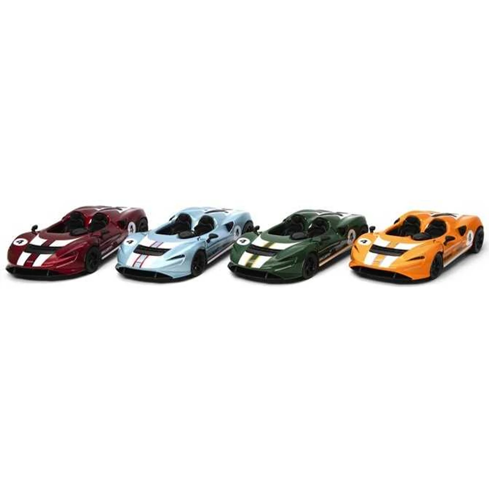 Kinsmart McLaren Elva Livery Edition fém autó nyitható ajtókkal 1:36 (többféle)