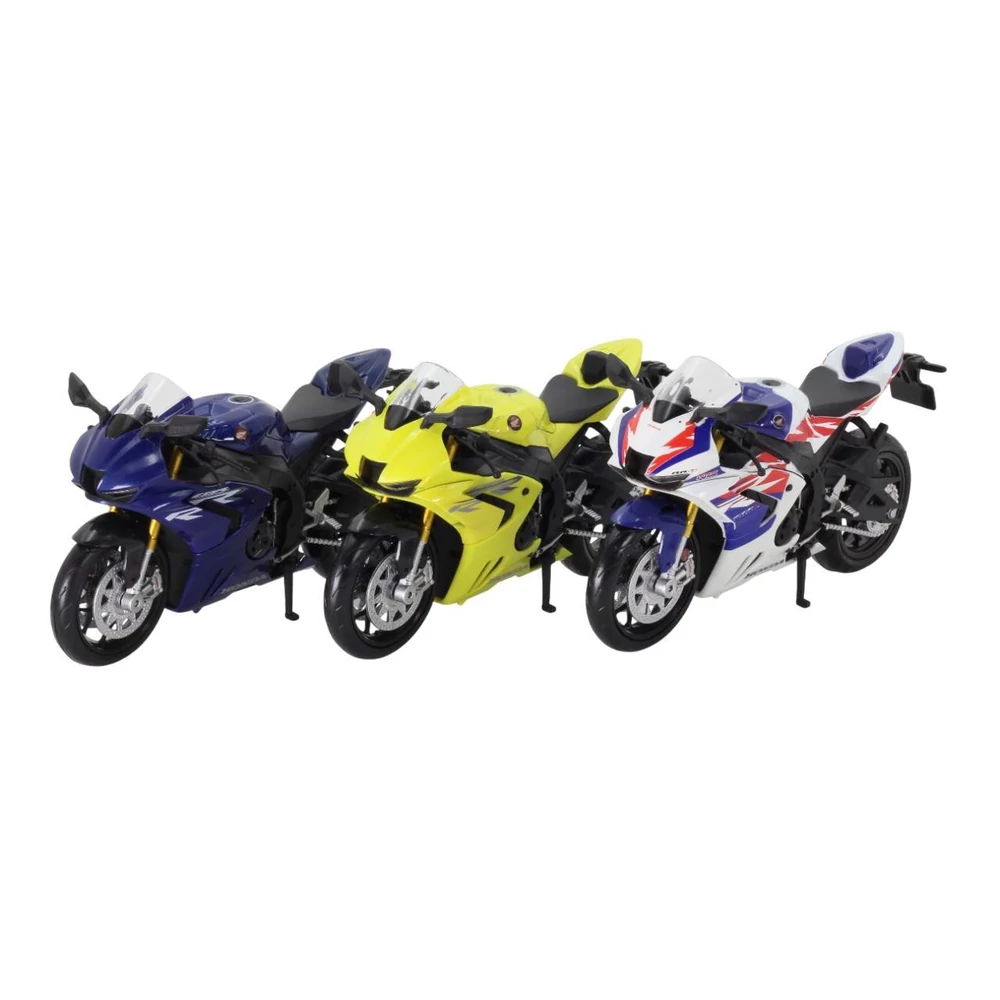 TOP CARS BMW S1000RR 2020 és Honda CBR1000RR-R fém motor 1:12 (többféle)