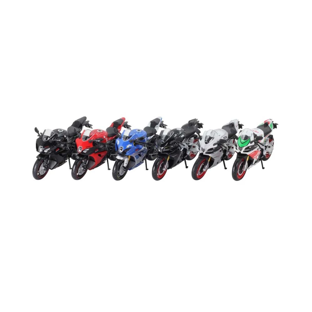 TOP CARS Aprilia RSV4 RR 2020 és Suzuki GSX R1000R fém motor 1:12 (többféle)