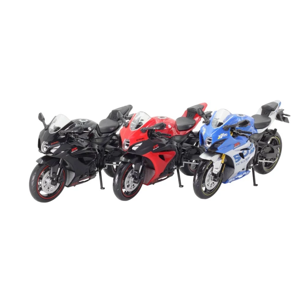 TOP CARS Aprilia RSV4 RR 2020 és Suzuki GSX R1000R fém motor 1:12 (többféle)