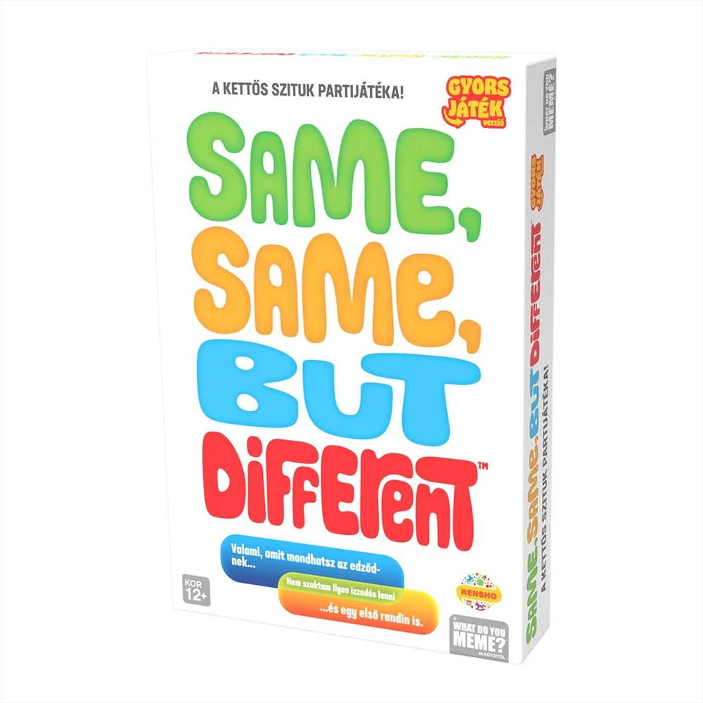 Same Same But Different - Quick Play kiadsás parti társasjáték