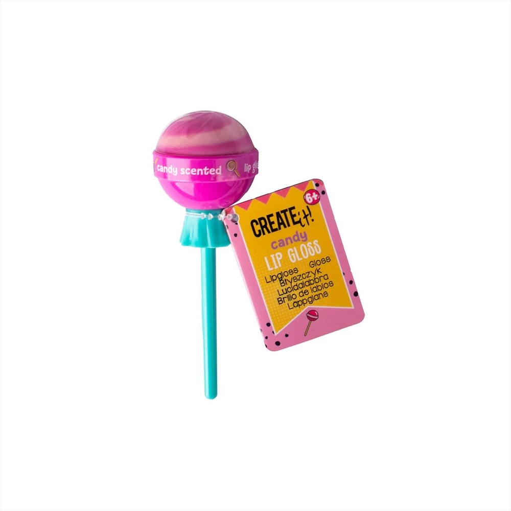 Canenco Create It! Candy szájfény nyalóka - cukorka ízű