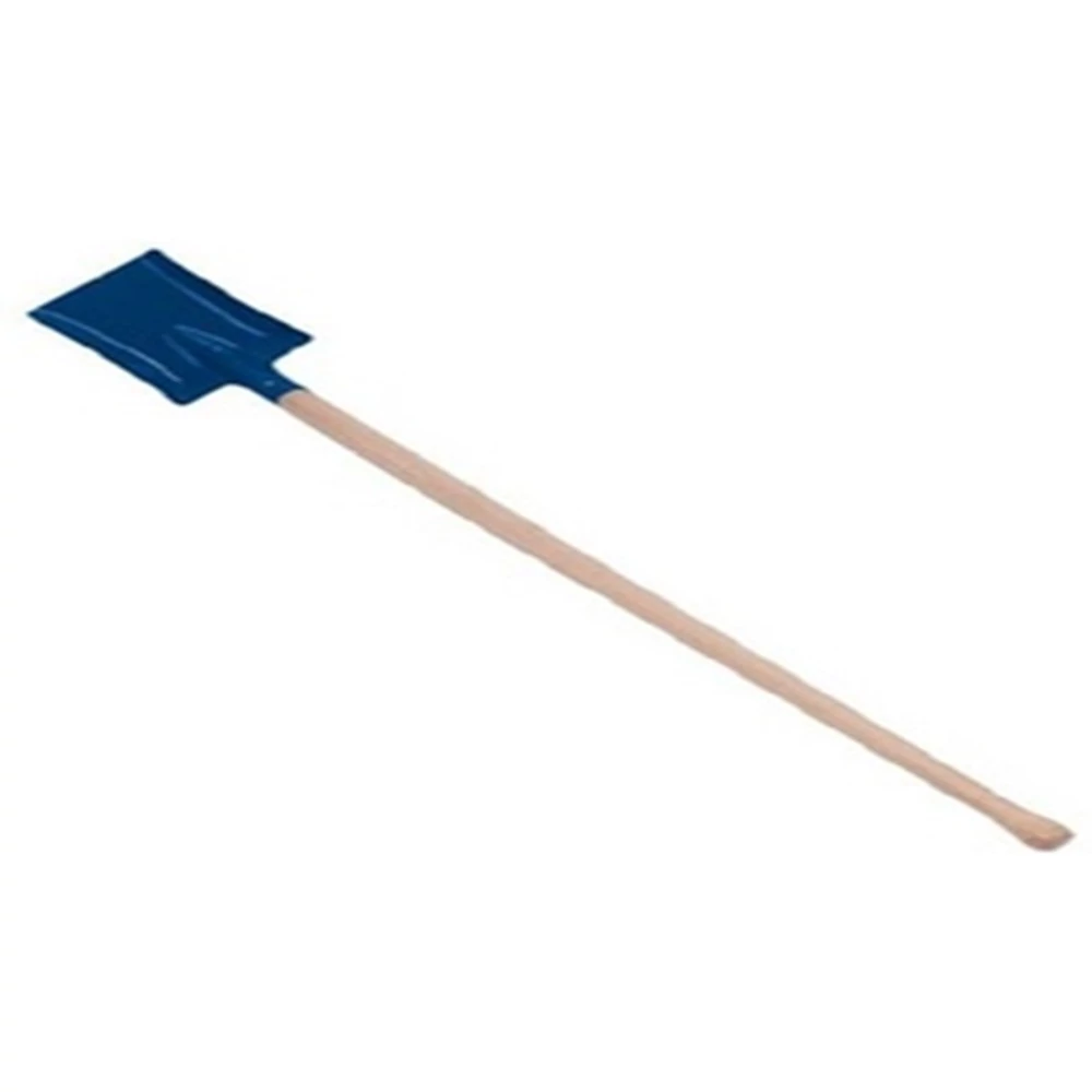 Fém homokozó lapát, fa nyél, 60 cm.