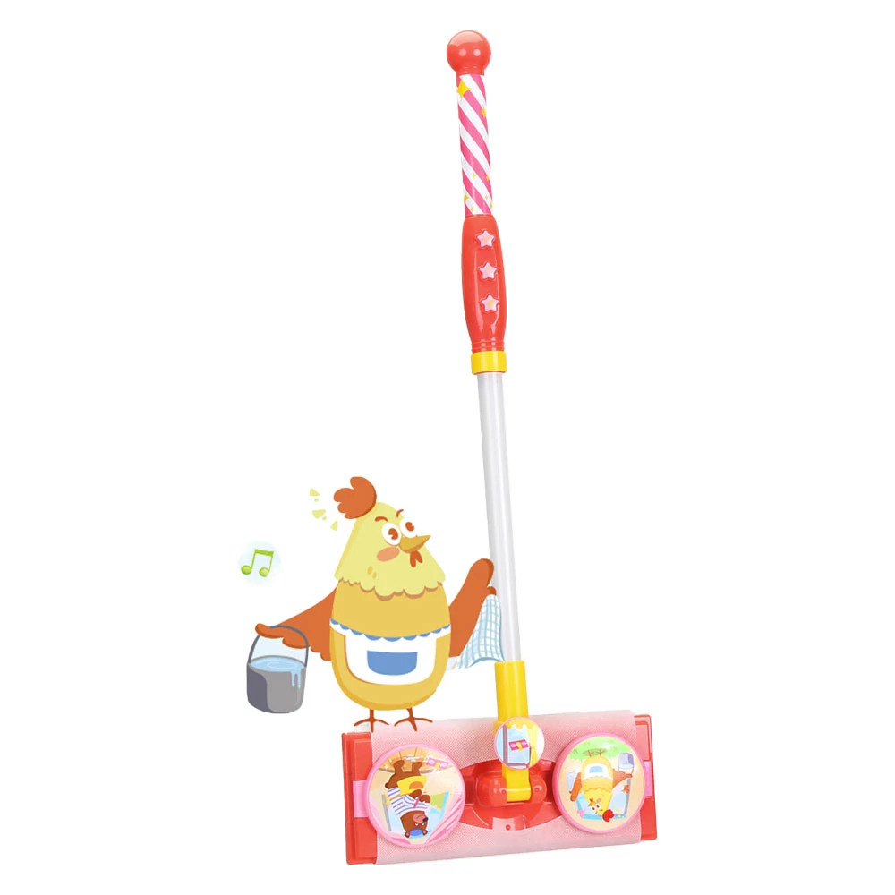 Takarító mop, el., zenél, padlótörlõ, 62 cm, lapon