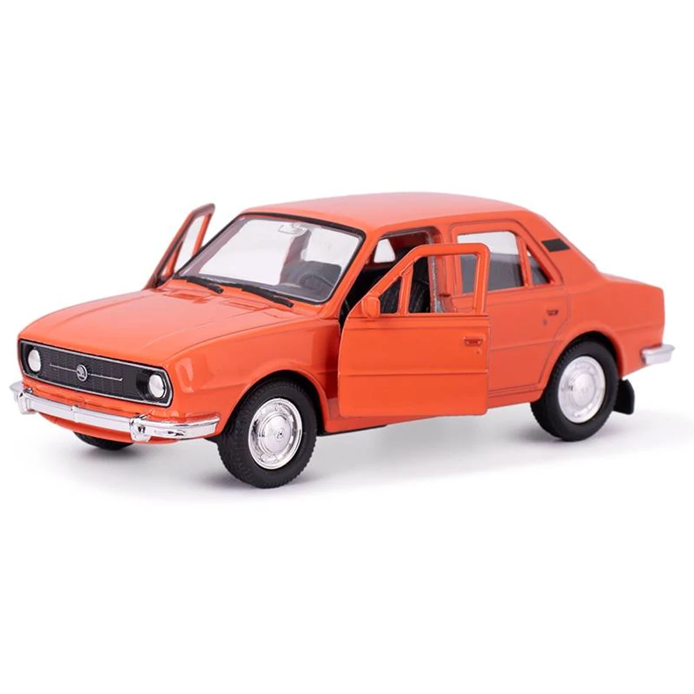 Welly Skoda 105L 1976 fém autó nyitható ajtókkal 12cm (többféle)