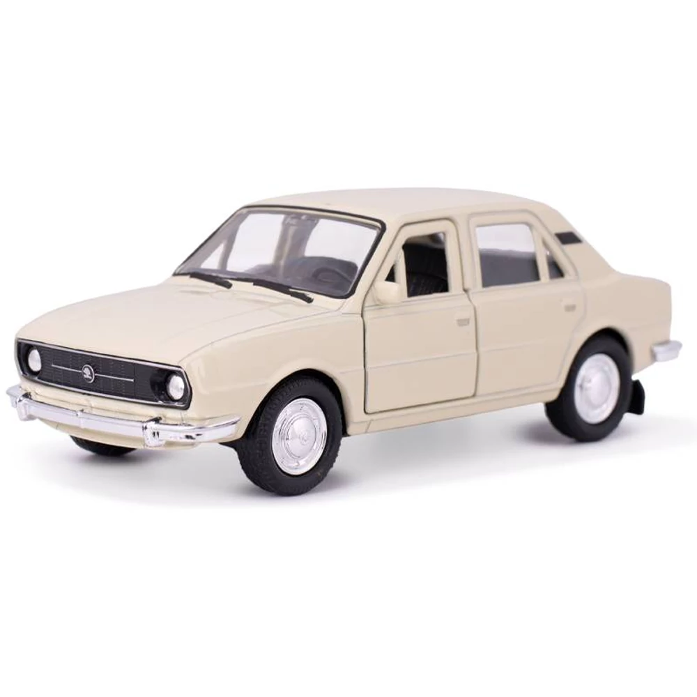 Welly Skoda 105L 1976 fém autó nyitható ajtókkal 12cm (többféle)
