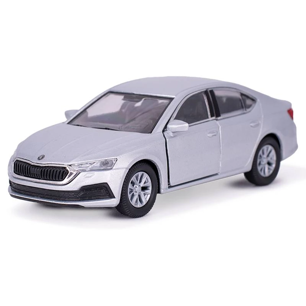 Welly Skoda Octavia IV fém autó nyitható ajtókkal 12cm (többféle)