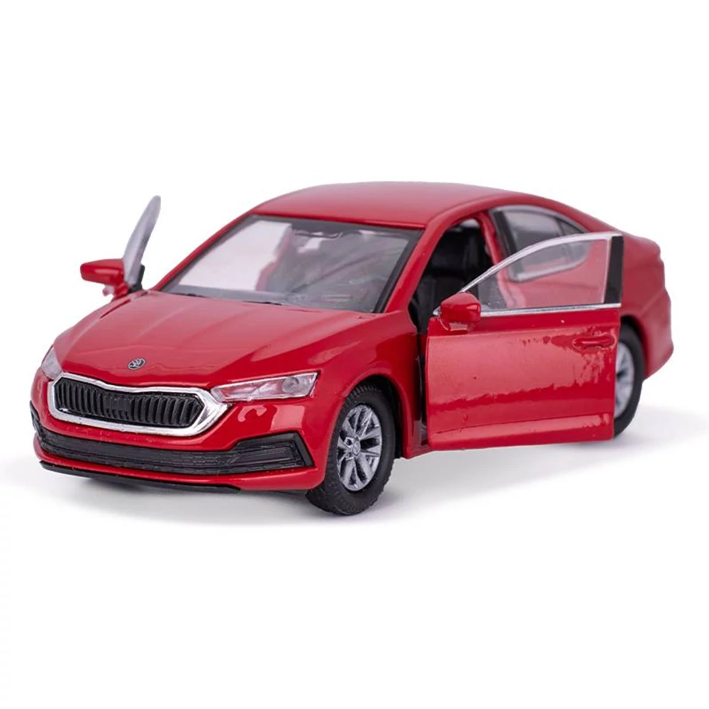 Welly Skoda Octavia IV fém autó nyitható ajtókkal 12cm (többféle)